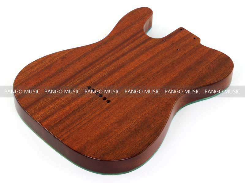 One-of-a-Kind Burl Wood Veneer Epoxy Resin Tele Thinline Style Electric Guitar Body with F-Hole (TRB-018)