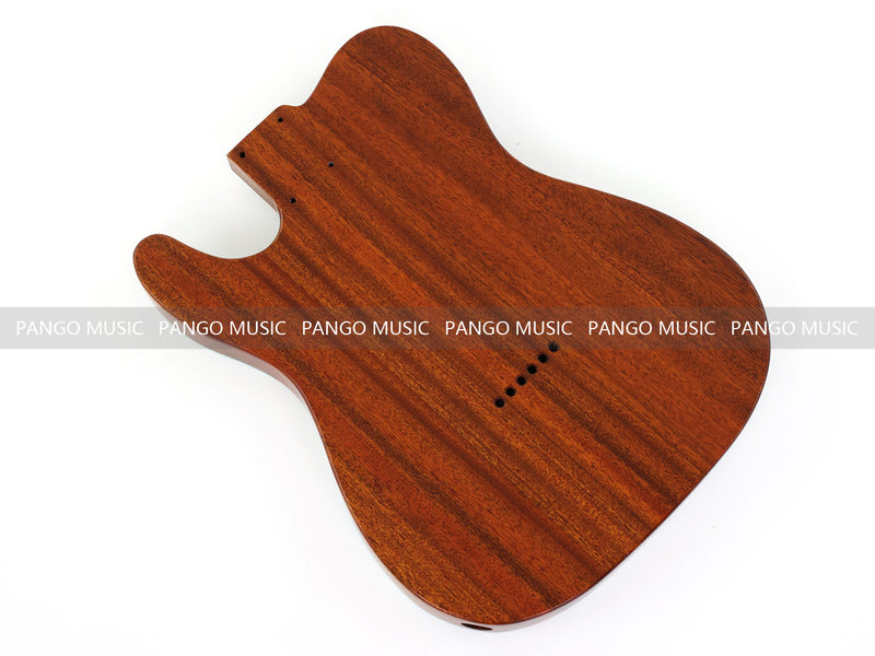One-of-a-Kind Burl Wood Veneer Epoxy Resin Tele Thinline Style Electric Guitar Body with F-Hole (TRB-018)