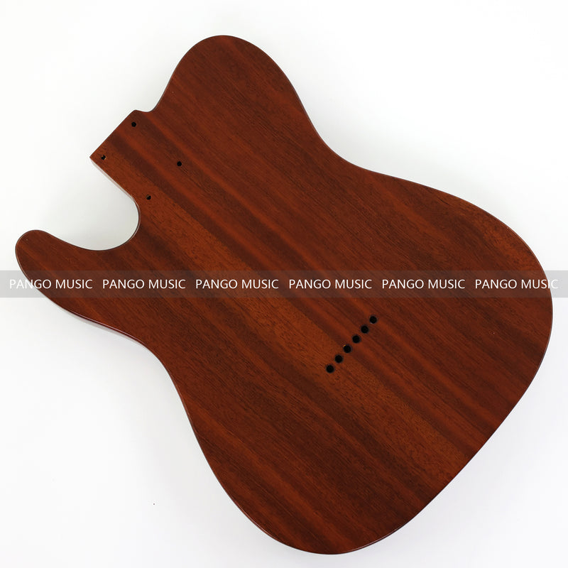 One-of-a-Kind Burl Wood Veneer Epoxy Resin Tele Thinline Style Electric Guitar Body with F-Hole (TRB-019)