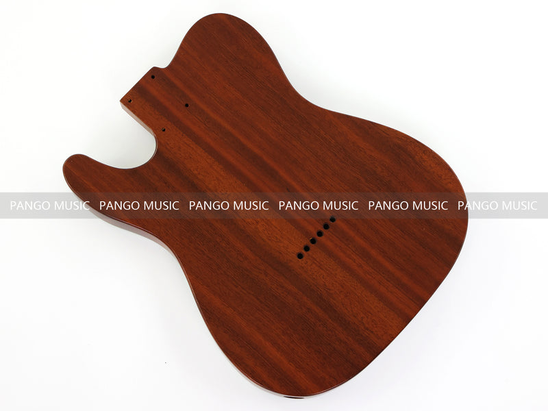 One-of-a-Kind Burl Wood Veneer Epoxy Resin Tele Thinline Style Electric Guitar Body with F-Hole (TRB-019)