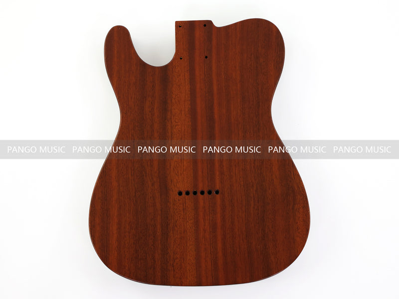 One-of-a-Kind Burl Wood Veneer Epoxy Resin Tele Thinline Style Electric Guitar Body with F-Hole (TRB-019)
