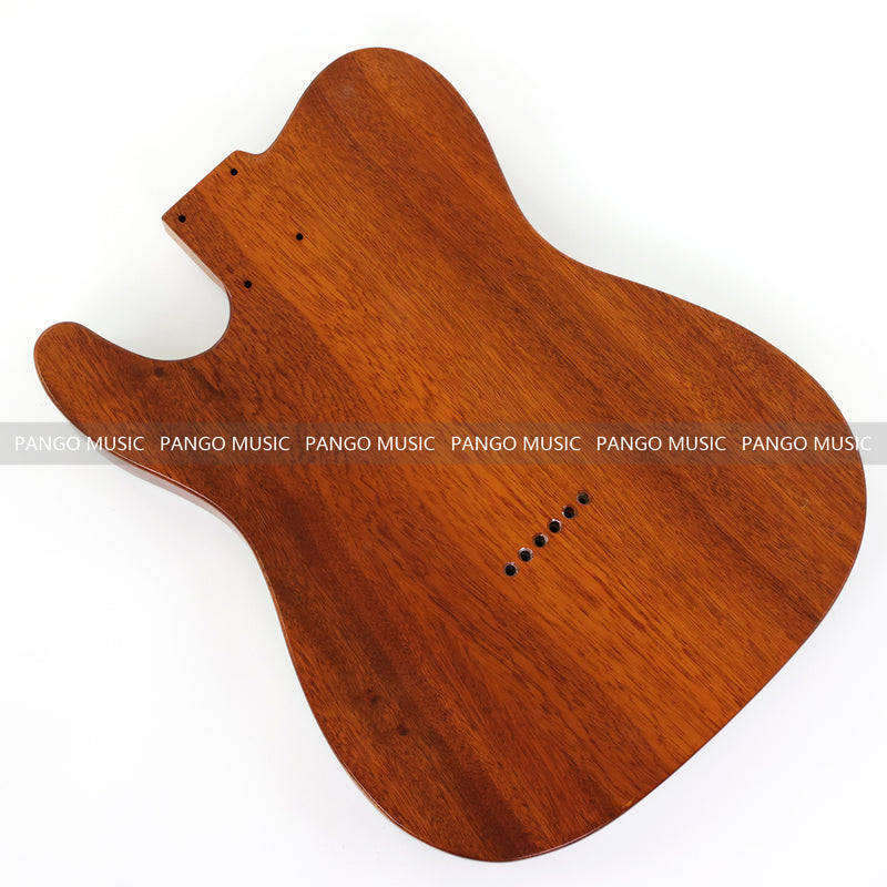 One-of-a-Kind Burl Wood Veneer Epoxy Resin Tele Thinline Style Electric Guitar Body with F-Hole (TRB-020)
