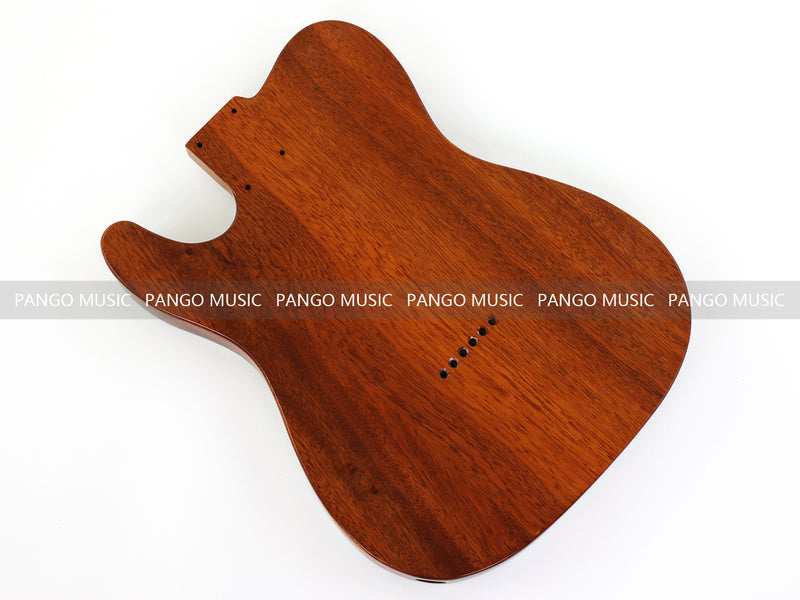 One-of-a-Kind Burl Wood Veneer Epoxy Resin Tele Thinline Style Electric Guitar Body with F-Hole (TRB-020)