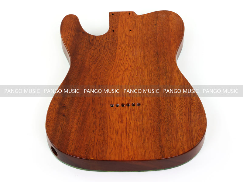 One-of-a-Kind Burl Wood Veneer Epoxy Resin Tele Thinline Style Electric Guitar Body with F-Hole (TRB-020)