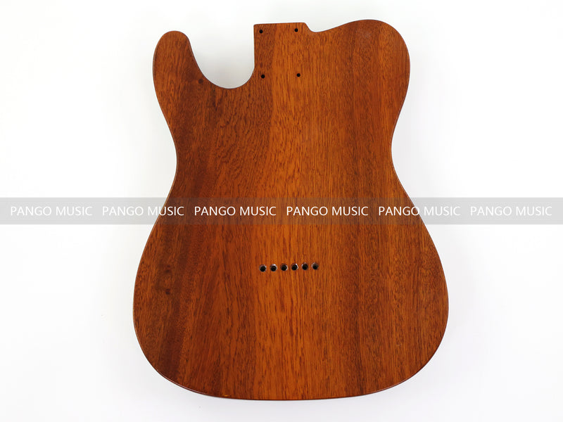 One-of-a-Kind Burl Wood Veneer Epoxy Resin Tele Thinline Style Electric Guitar Body with F-Hole (TRB-020)
