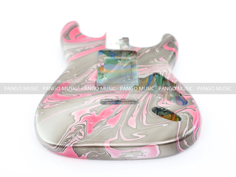 One-of-a-Kind Hand-Swirled ST Style Electric Guitar Body (HST-001)