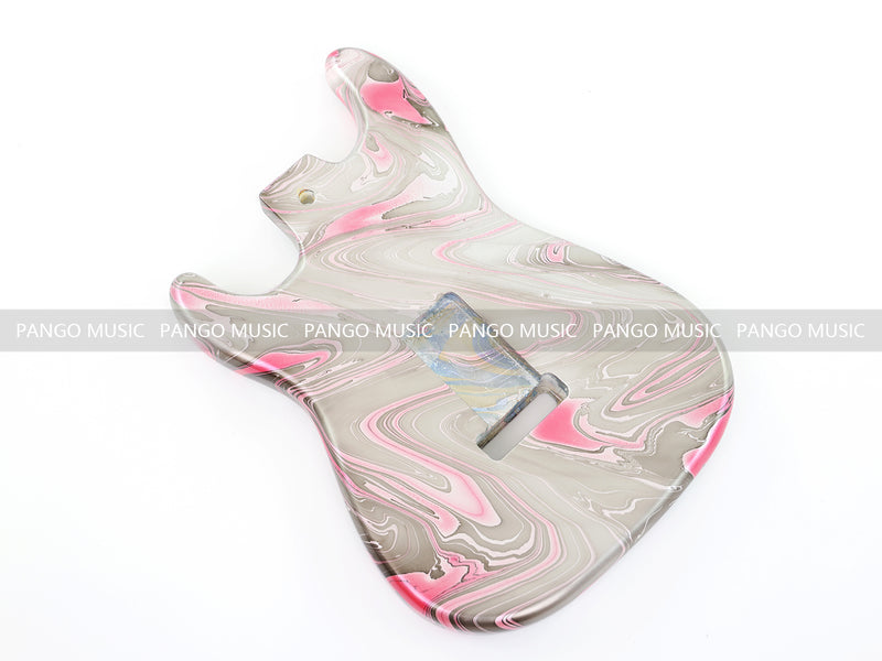 One-of-a-Kind Hand-Swirled ST Style Electric Guitar Body (HST-001)