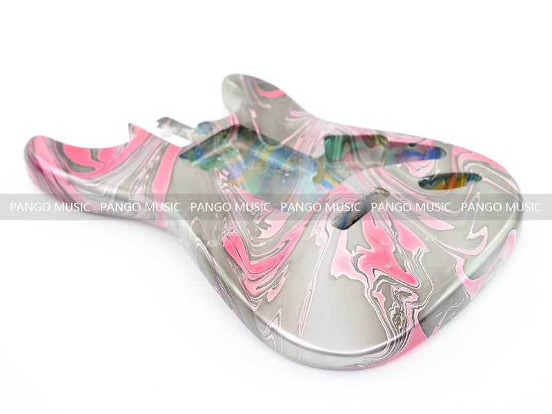 One-of-a-Kind Hand-Swirled ST Style Electric Guitar Body (HST-001)