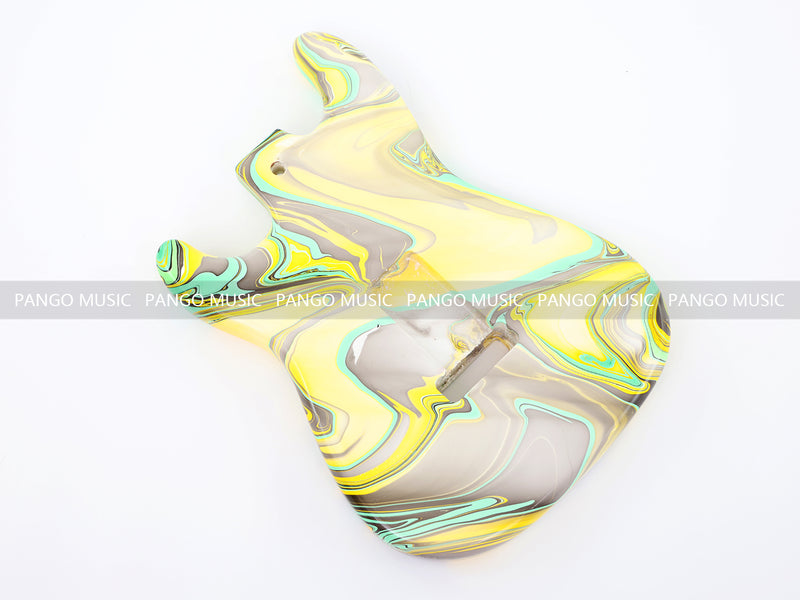 One-of-a-Kind Hand-Swirled ST Style Electric Guitar Body (HST-002)