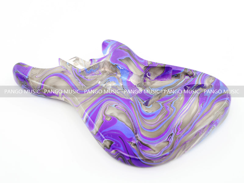 One-of-a-Kind Hand-Swirled ST Style Electric Guitar Body (HST-003)