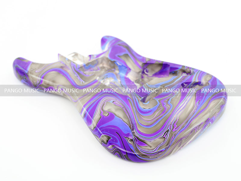 One-of-a-Kind Hand-Swirled ST Style Electric Guitar Body (HST-003)