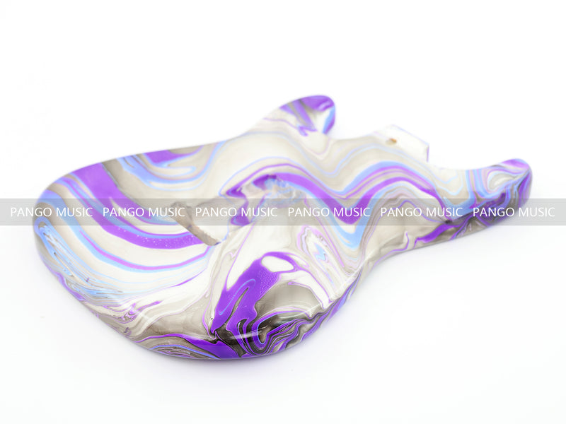 One-of-a-Kind Hand-Swirled ST Style Electric Guitar Body (HST-003)