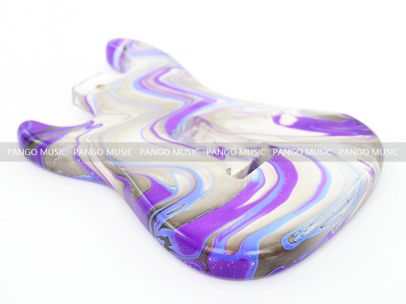 One-of-a-Kind Hand-Swirled ST Style Electric Guitar Body (HST-003)