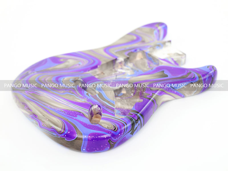 One-of-a-Kind Hand-Swirled ST Style Electric Guitar Body (HST-003)