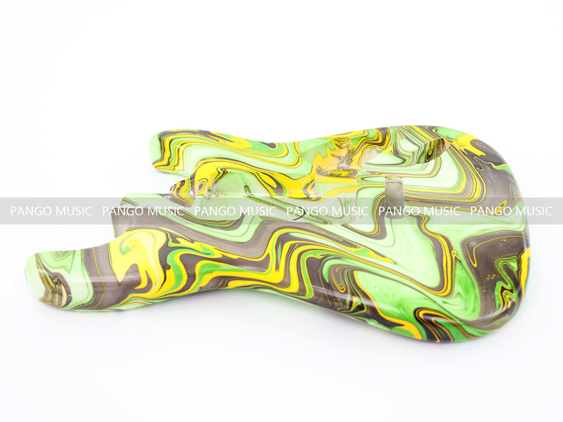 One-of-a-Kind Hand-Swirled ST Style Electric Guitar Body (HST-004)