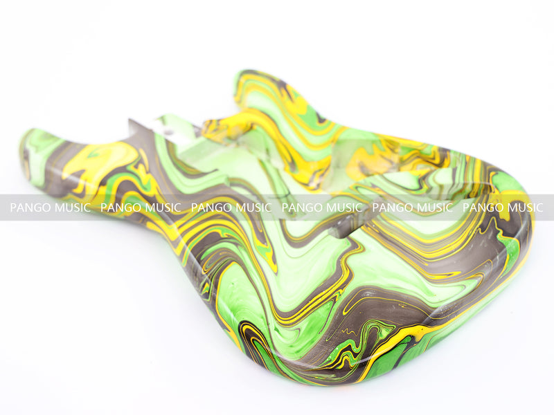 One-of-a-Kind Hand-Swirled ST Style Electric Guitar Body (HST-004)