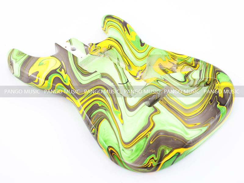 One-of-a-Kind Hand-Swirled ST Style Electric Guitar Body (HST-004)