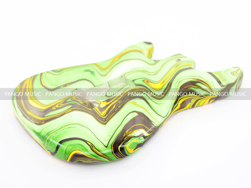 One-of-a-Kind Hand-Swirled ST Style Electric Guitar Body (HST-004)