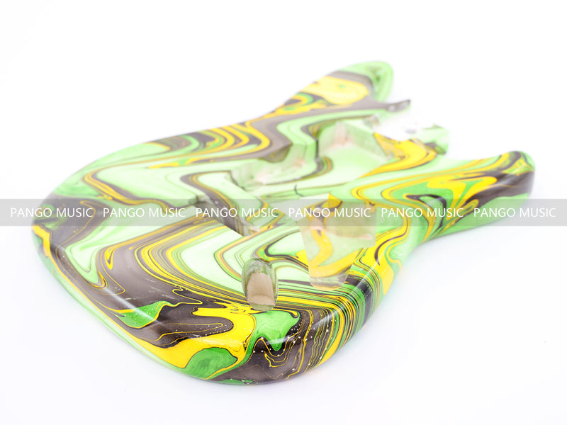 One-of-a-Kind Hand-Swirled ST Style Electric Guitar Body (HST-004)