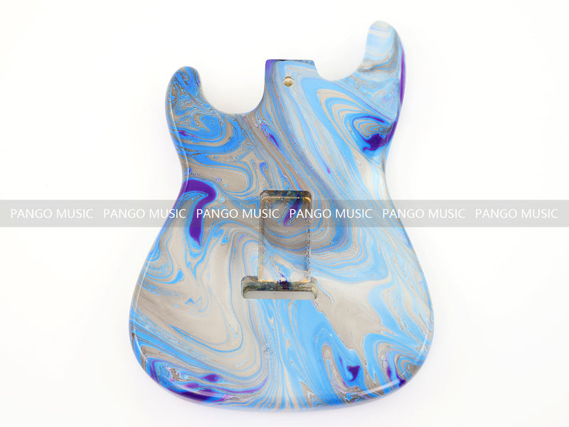 One-of-a-Kind Hand-Swirled ST Style Electric Guitar Body (HST-005)