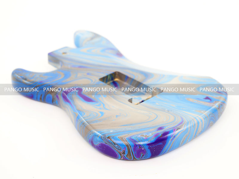 One-of-a-Kind Hand-Swirled ST Style Electric Guitar Body (HST-005)