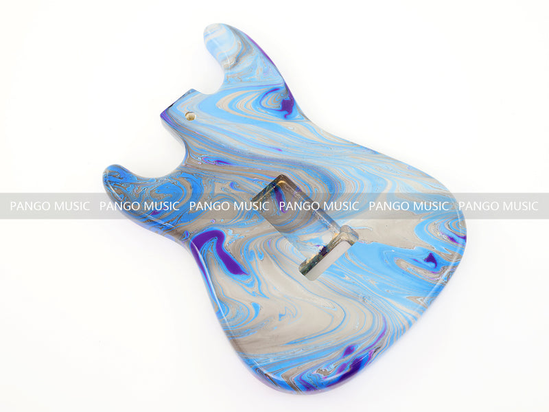 One-of-a-Kind Hand-Swirled ST Style Electric Guitar Body (HST-005)