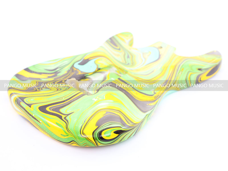 One-of-a-Kind Hand-Swirled ST Style Electric Guitar Body (HST-006)