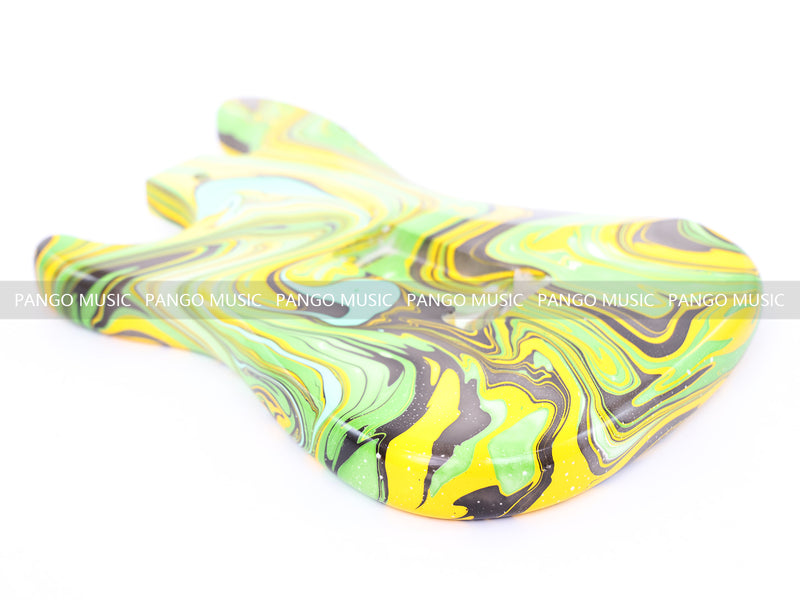 One-of-a-Kind Hand-Swirled ST Style Electric Guitar Body (HST-006)