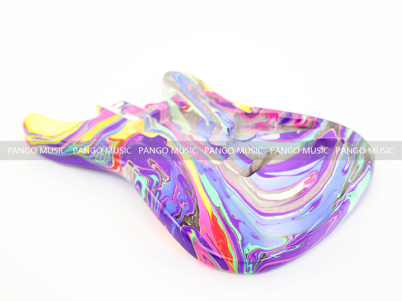 One-of-a-Kind Hand-Swirled ST Style Electric Guitar Body (HST-009)