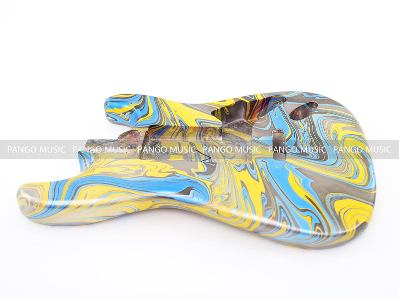 One-of-a-Kind Hand-Swirled ST Style Electric Guitar Body (HST-010)