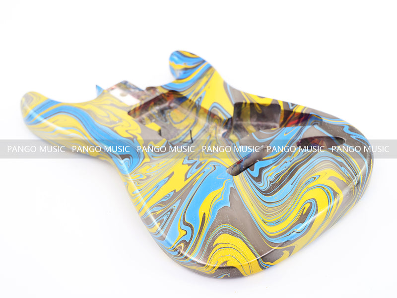 One-of-a-Kind Hand-Swirled ST Style Electric Guitar Body (HST-010)