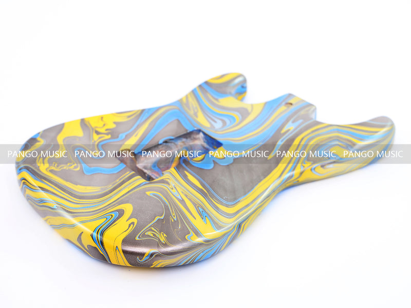 One-of-a-Kind Hand-Swirled ST Style Electric Guitar Body (HST-010)