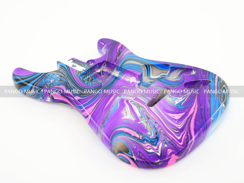 One-of-a-Kind Hand-Swirled ST Style Electric Guitar Body (HST-011)