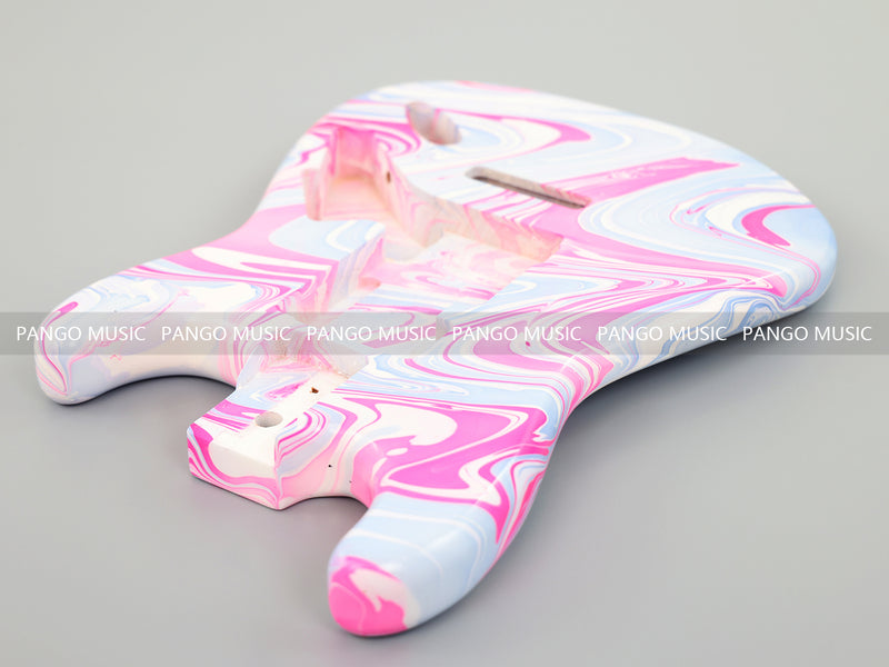 One-of-a-Kind Hand-Swirled ST Style Electric Guitar Body (HST-012)
