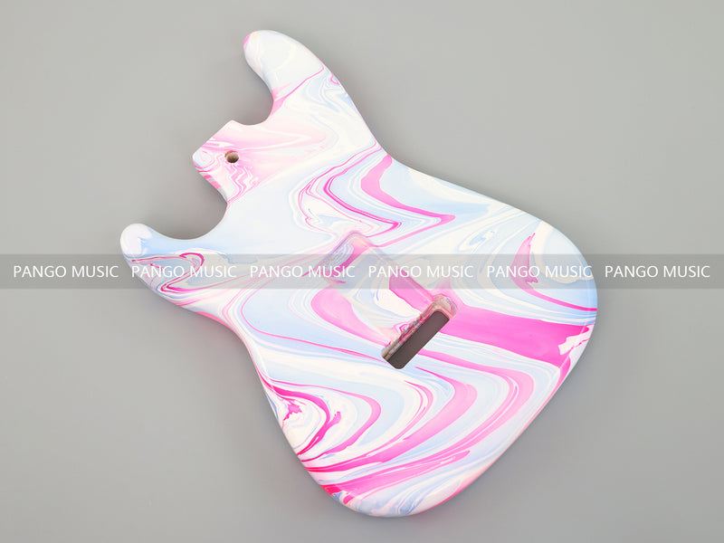 One-of-a-Kind Hand-Swirled ST Style Electric Guitar Body (HST-012)