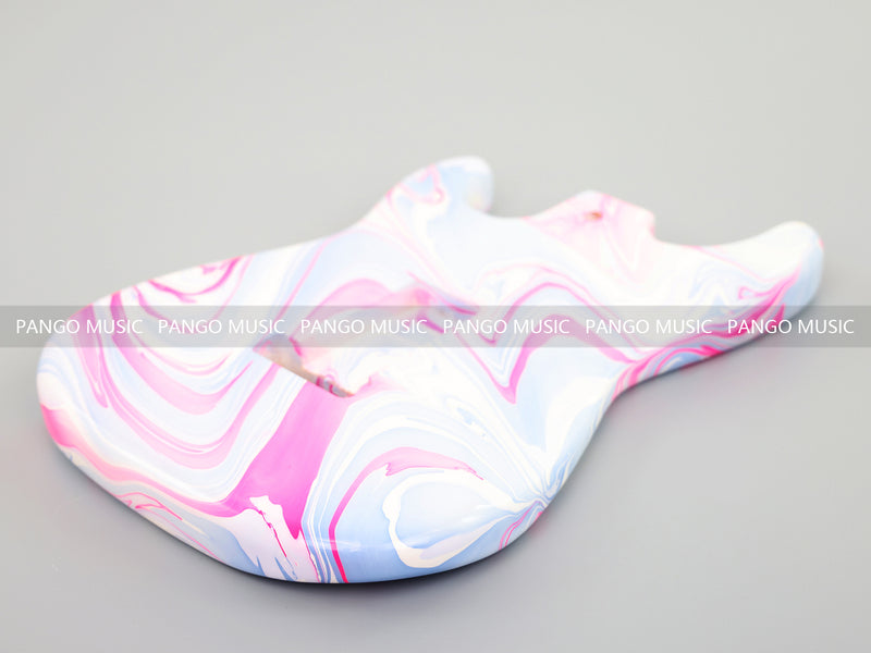 One-of-a-Kind Hand-Swirled ST Style Electric Guitar Body (HST-012)