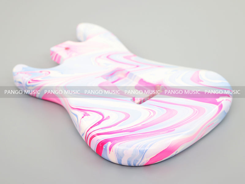 One-of-a-Kind Hand-Swirled ST Style Electric Guitar Body (HST-012)