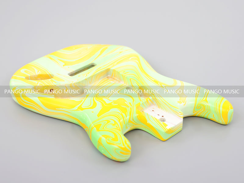 One-of-a-Kind Hand-Swirled ST Style Electric Guitar Body (HST-013)