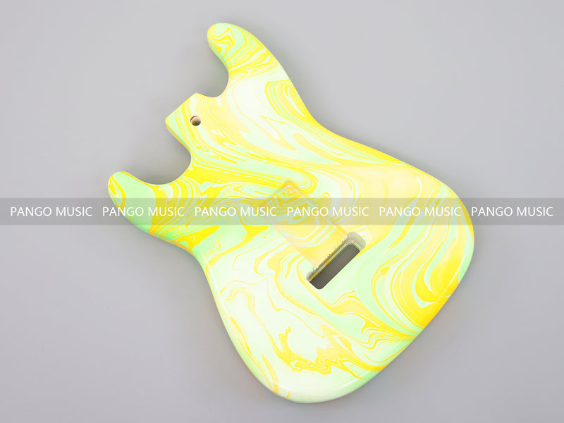 One-of-a-Kind Hand-Swirled ST Style Electric Guitar Body (HST-013)