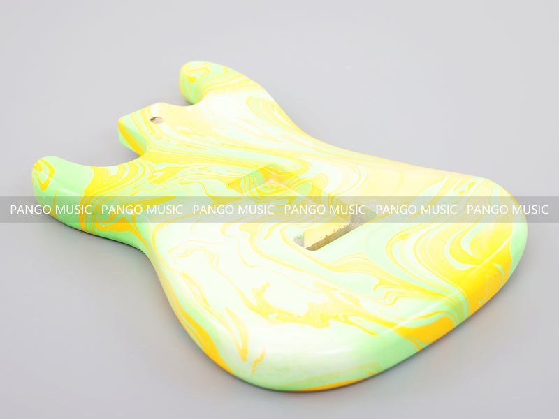 One-of-a-Kind Hand-Swirled ST Style Electric Guitar Body (HST-013)