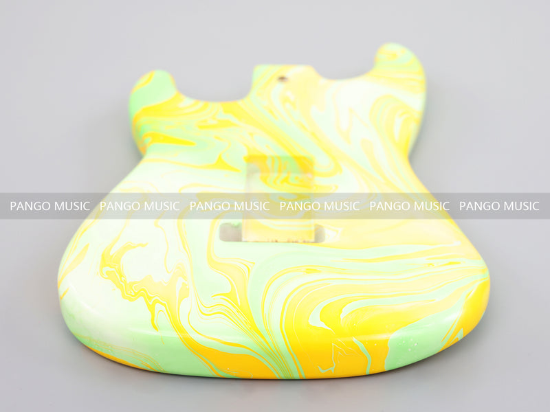 One-of-a-Kind Hand-Swirled ST Style Electric Guitar Body (HST-013)