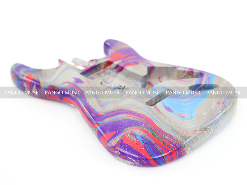 One-of-a-Kind Hand-Swirled ST Style Electric Guitar Body (HST-014)