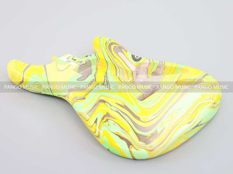 One-of-a-Kind Hand-Swirled ST Style Electric Guitar Body (HST-015)
