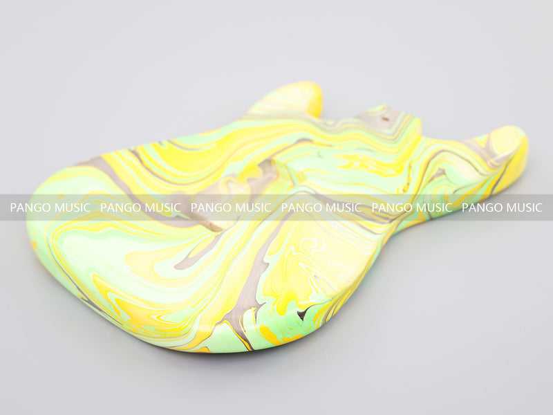One-of-a-Kind Hand-Swirled ST Style Electric Guitar Body (HST-015)