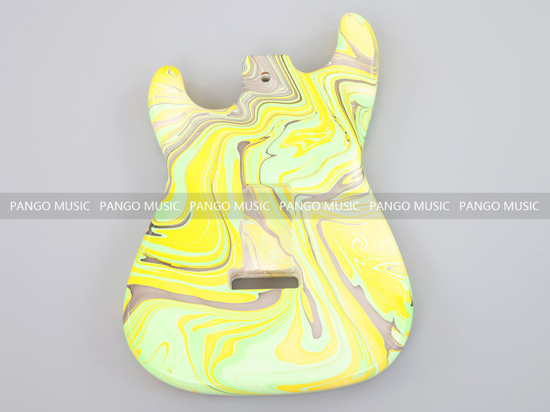 One-of-a-Kind Hand-Swirled ST Style Electric Guitar Body (HST-015)