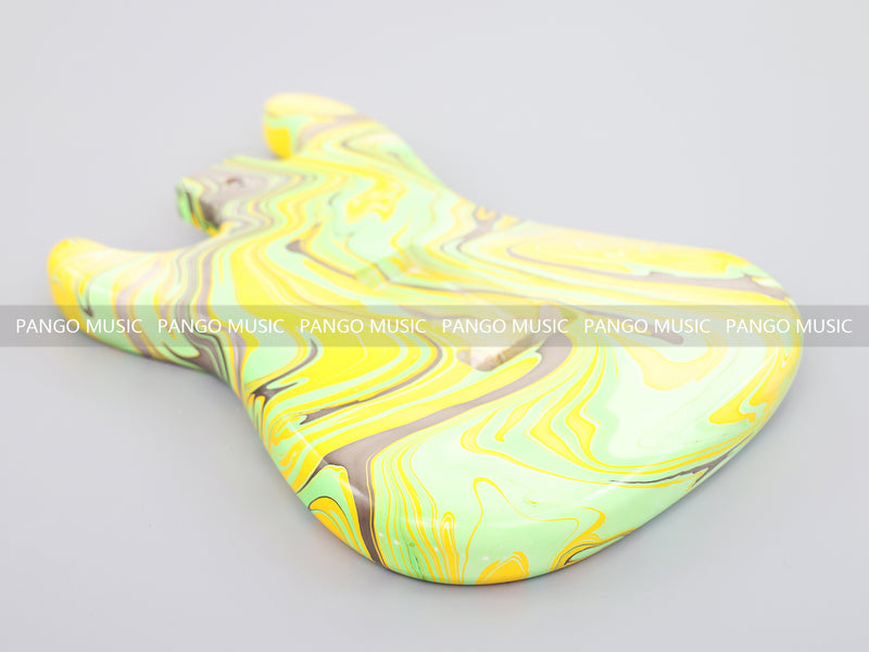 One-of-a-Kind Hand-Swirled ST Style Electric Guitar Body (HST-015)