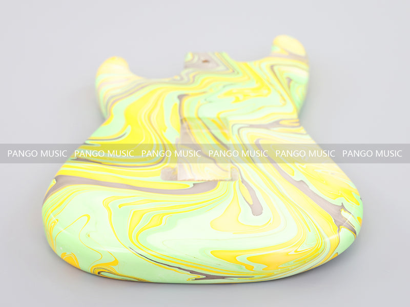 One-of-a-Kind Hand-Swirled ST Style Electric Guitar Body (HST-015)