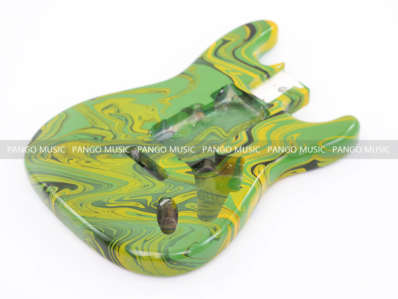 One-of-a-Kind Hand-Swirled ST Style Electric Guitar Body (HST-016)