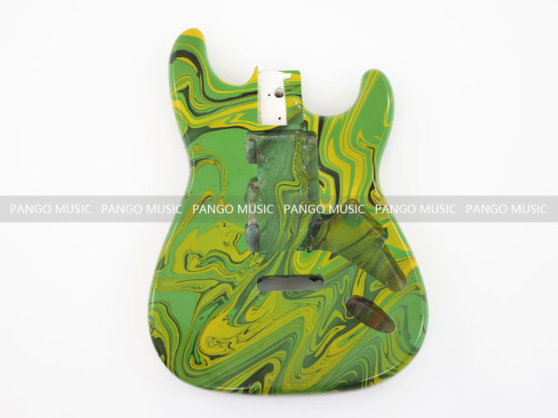 One-of-a-Kind Hand-Swirled ST Style Electric Guitar Body (HST-016)