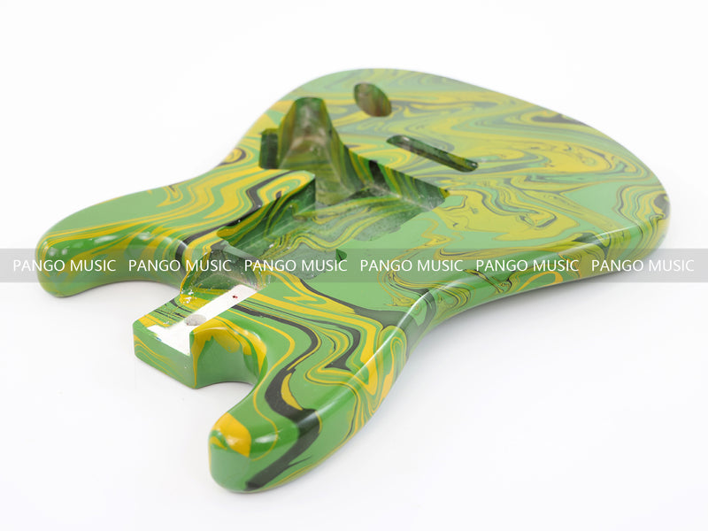 One-of-a-Kind Hand-Swirled ST Style Electric Guitar Body (HST-016)